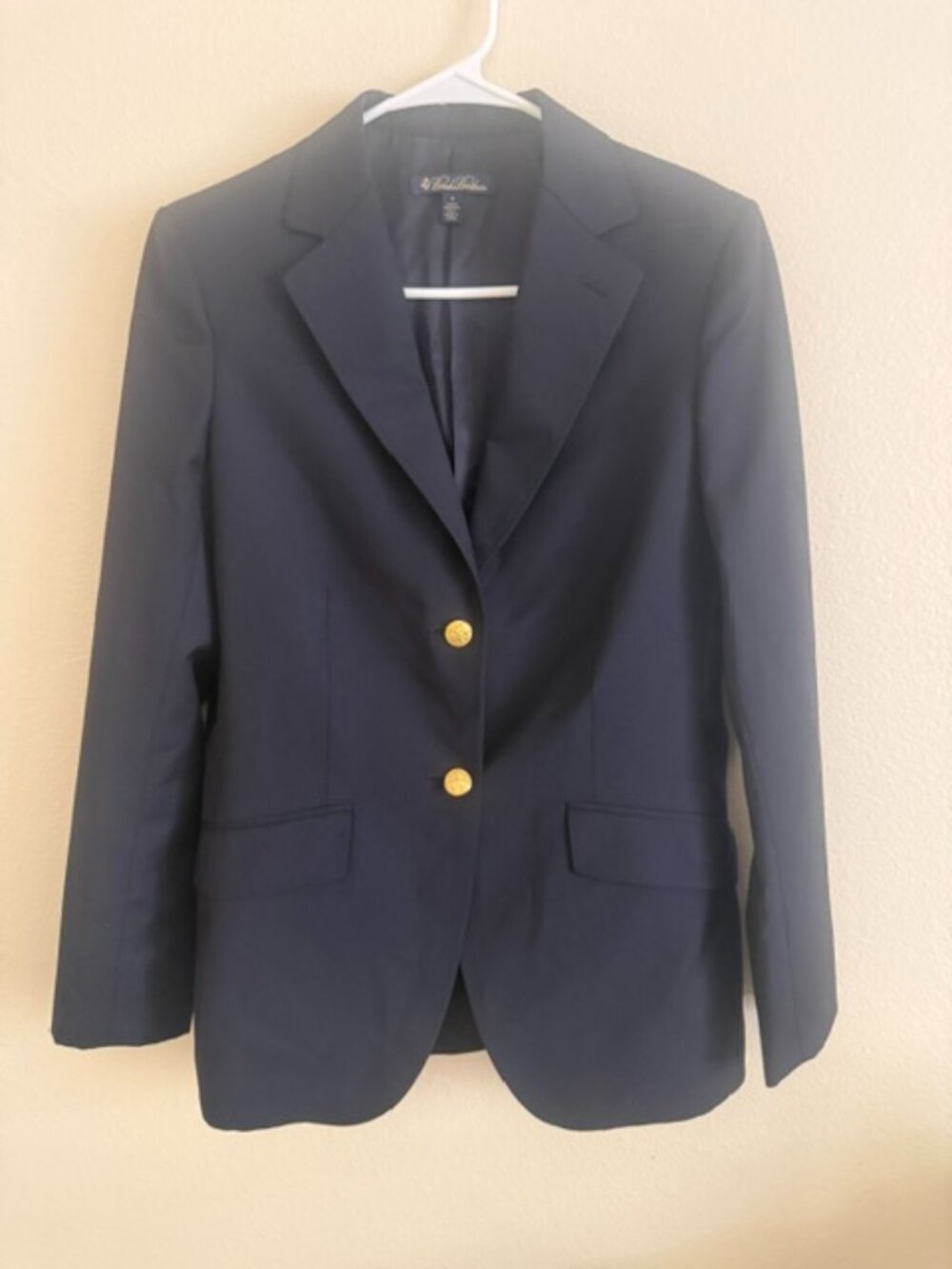 brooks brothers wool two button blazer